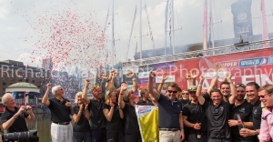 Pyro1 - Clipper Round the World Race, St Katherine Docks  12th July 2014