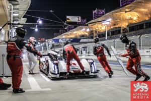 Lucas Di Grassi (BRA) / Loic Duval (FRA) / Tom Kristensen (DNK) / Car #1 LMP1 Audi Sport Team Joest (DEU) Audi R18 e-tron quattro - 6 Hours of Bahrain at Bahrain International Circuit (BIC) - Sakhir - Kingdom of Bahrain
