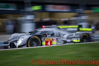 Simon Trummer (CHE) / Oliver Webb (GBR) / James Rossiter (GBR) driving the #4 LMP1 Bykolles Racing Team CLM P1/01 - AER Free Practice 2 FIA WEC 6H Silverstone - Friday 15th April 2016