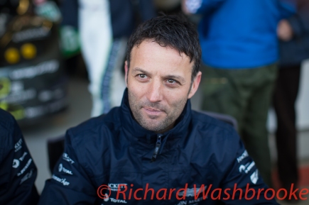 Autograph session with Darren Turner (GBR) driving the LMGTE Pro Aston Martin Racing Aston Martin Vantage FIA WEC 6H Silverstone - Sunday 17th April 2016